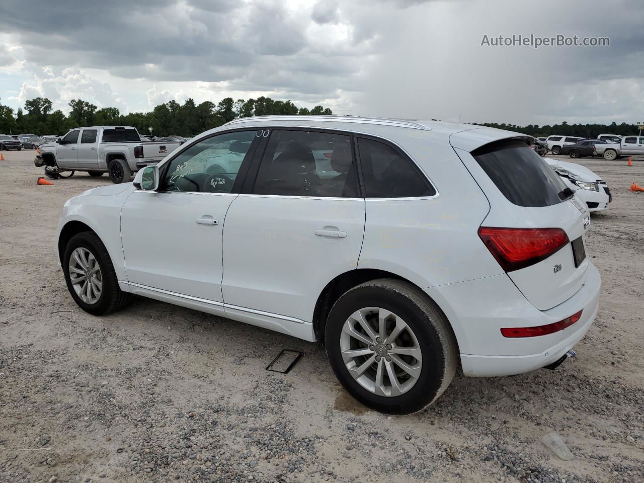 2014 Audi Q5 Premium Plus White vin: WA1LFAFP3EA031311