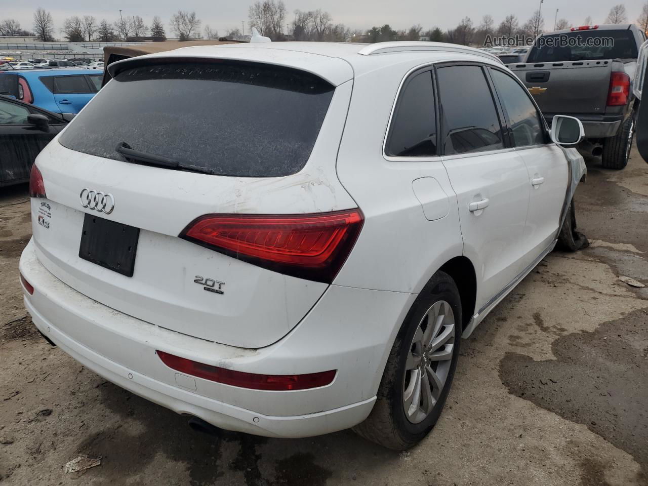 2014 Audi Q5 Premium Plus Белый vin: WA1LFAFP3EA083263