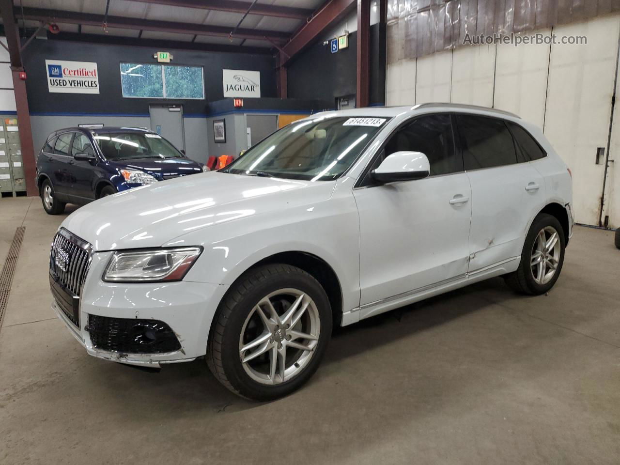 2014 Audi Q5 Premium Plus White vin: WA1LFAFP3EA093971