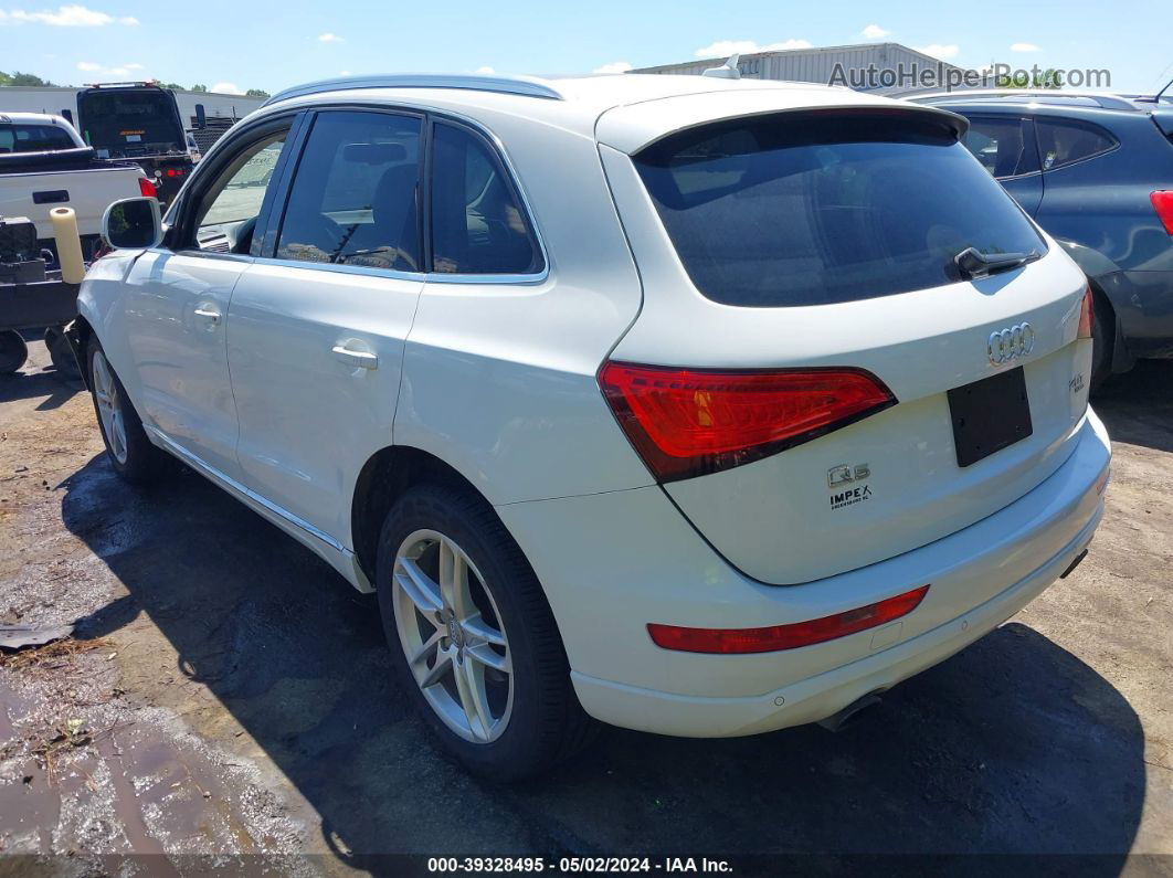 2014 Audi Q5 2.0t Premium White vin: WA1LFAFP3EA096983