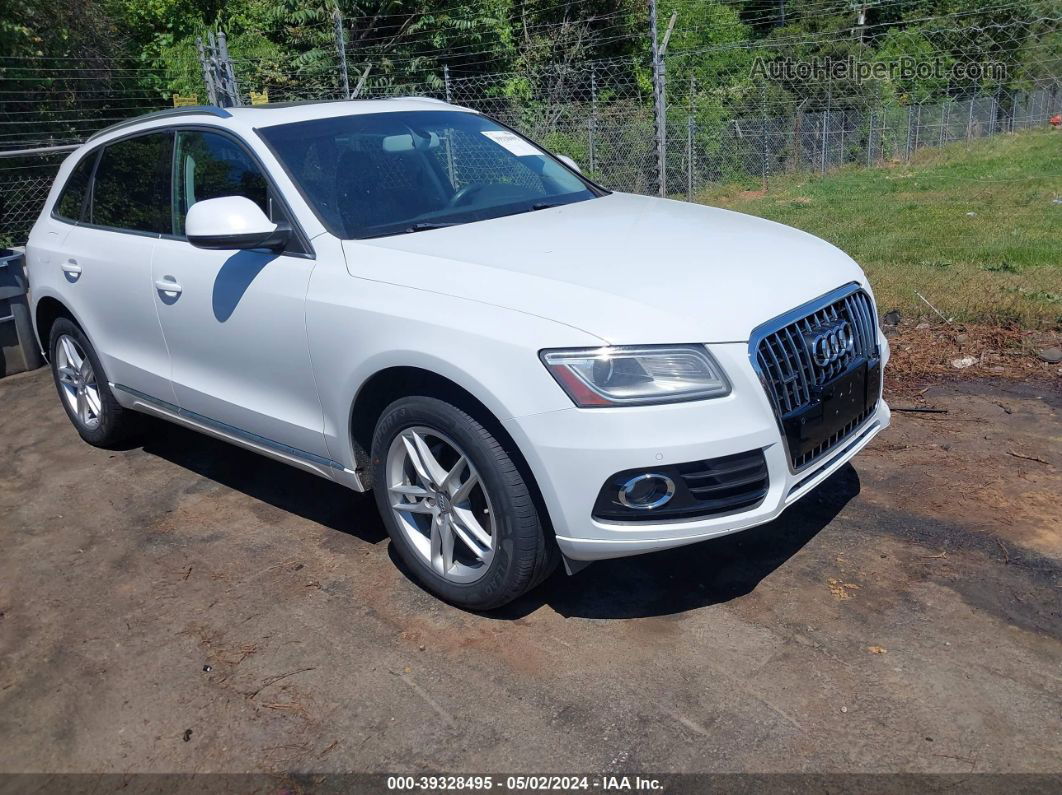 2014 Audi Q5 2.0t Premium White vin: WA1LFAFP3EA096983