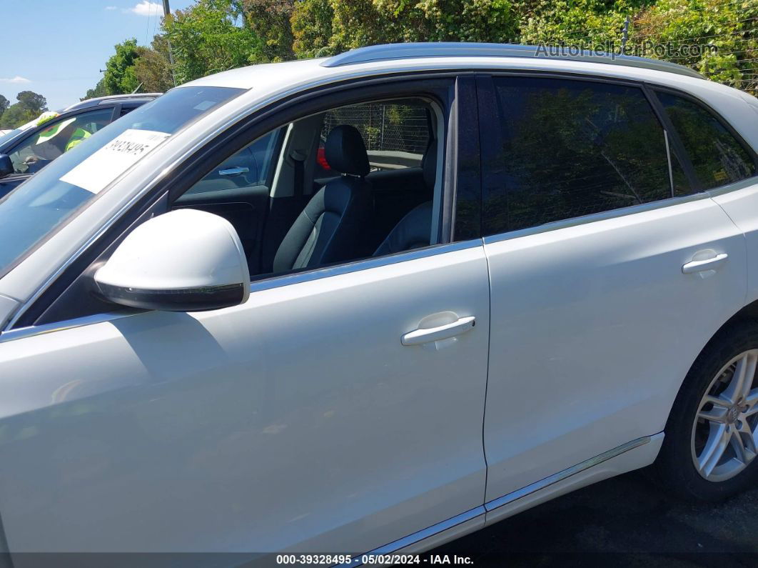 2014 Audi Q5 2.0t Premium White vin: WA1LFAFP3EA096983