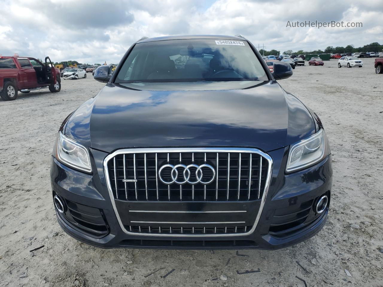 2014 Audi Q5 Premium Plus Blue vin: WA1LFAFP4EA008068