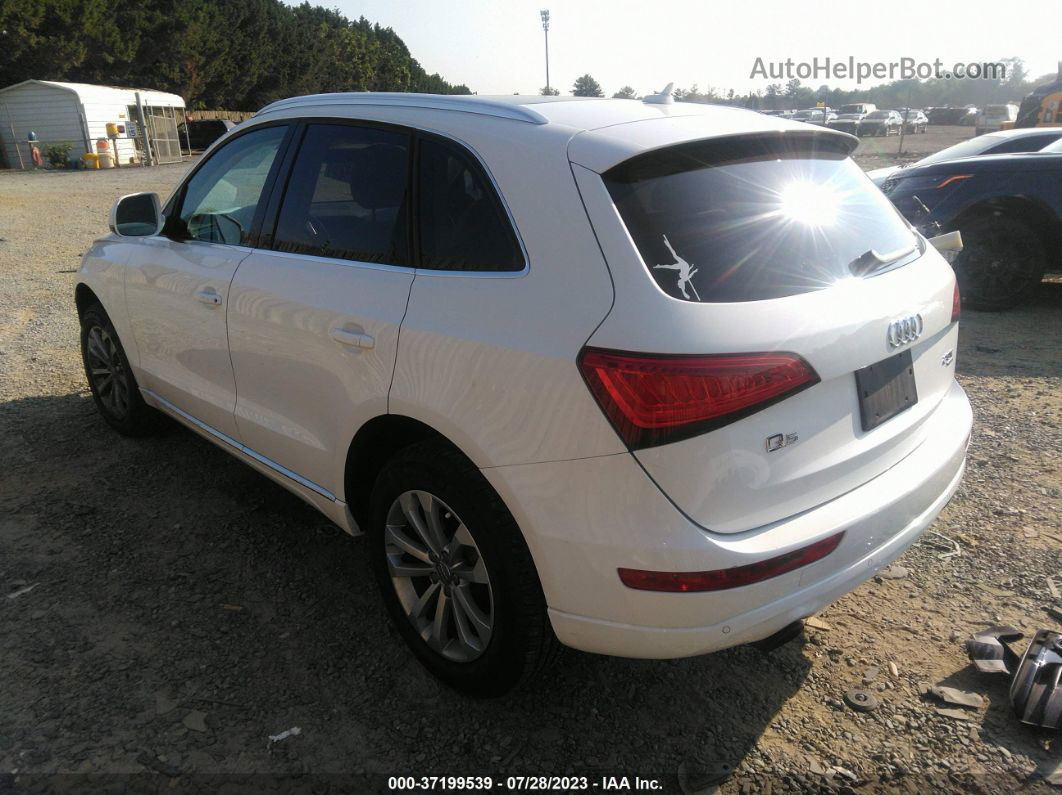 2014 Audi Q5 Premium Plus White vin: WA1LFAFP4EA041460