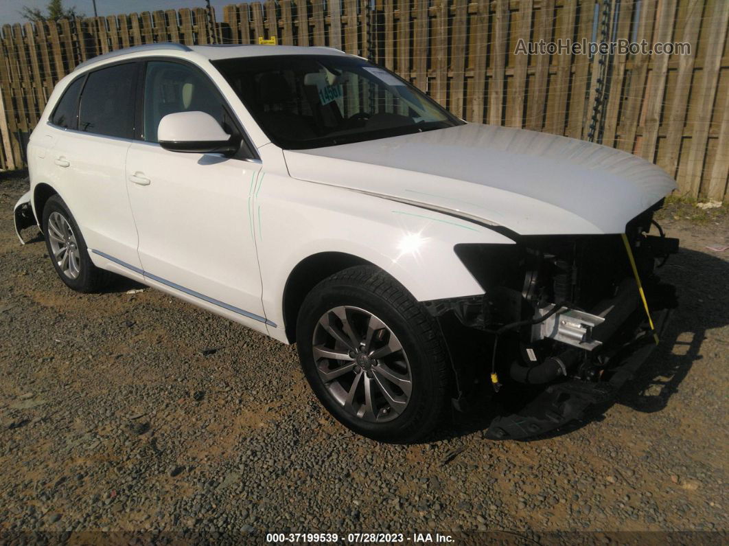 2014 Audi Q5 Premium Plus White vin: WA1LFAFP4EA041460