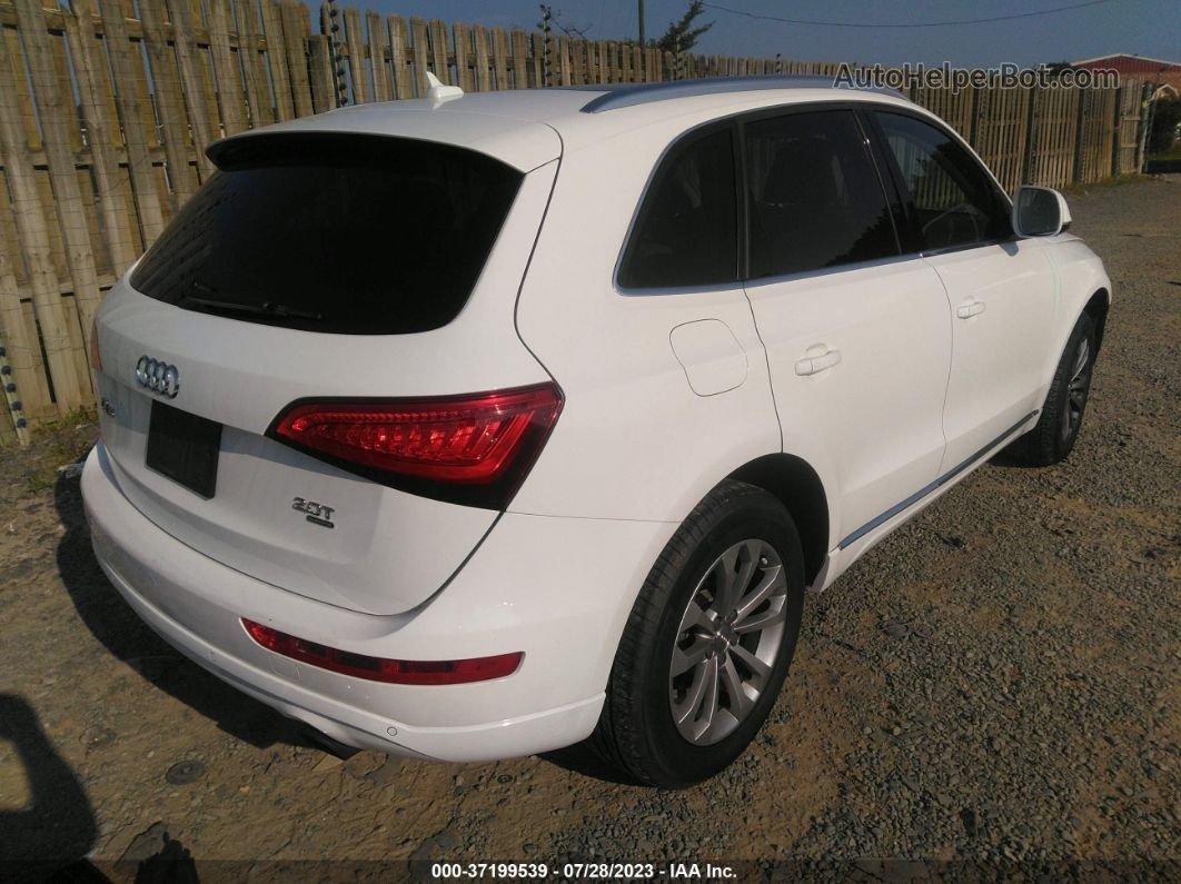 2014 Audi Q5 Premium Plus White vin: WA1LFAFP4EA041460