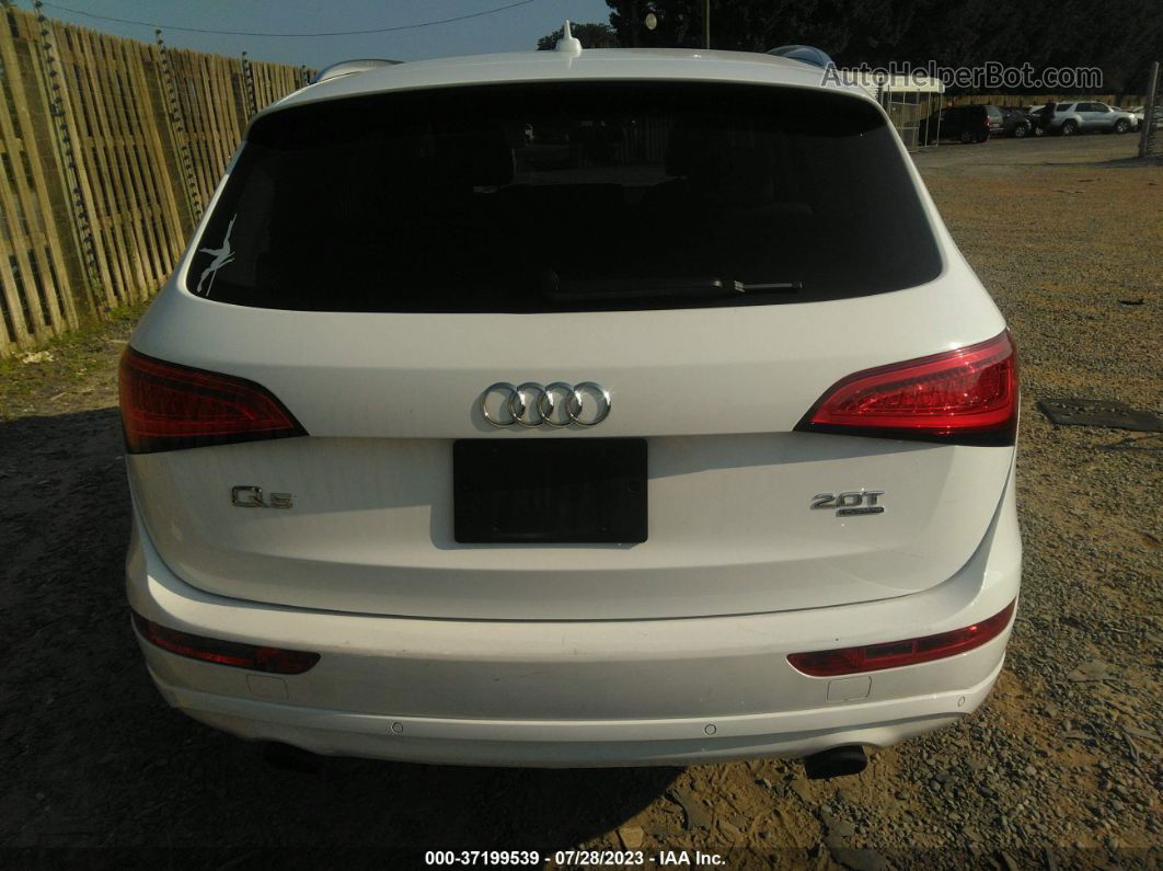 2014 Audi Q5 Premium Plus White vin: WA1LFAFP4EA041460