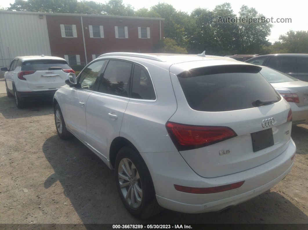 2014 Audi Q5 2.0t Premium White vin: WA1LFAFP4EA074572