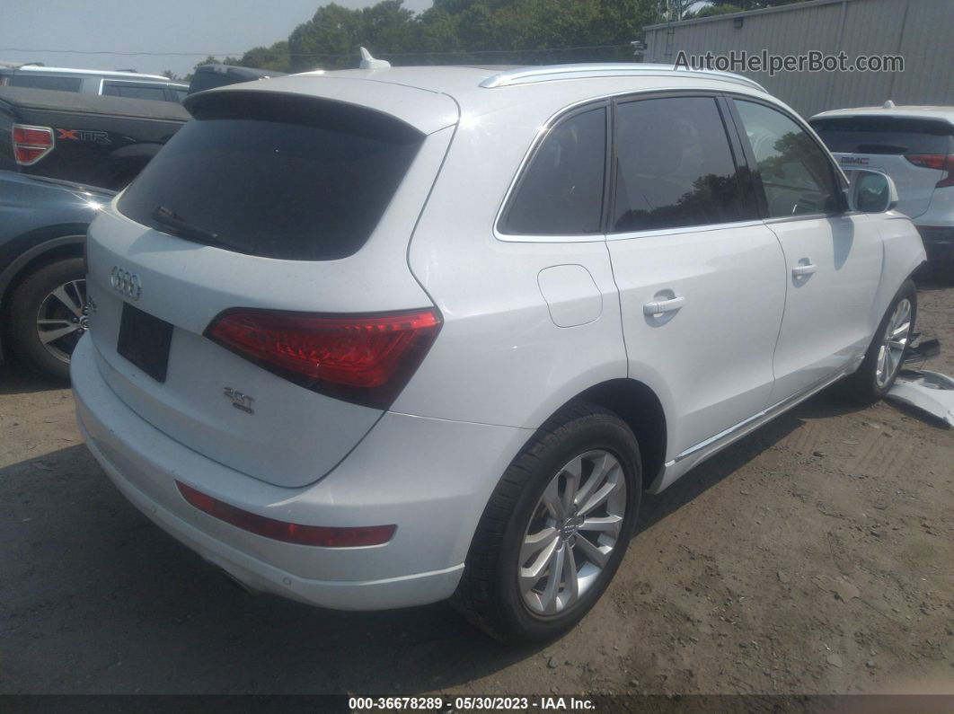 2014 Audi Q5 2.0t Premium White vin: WA1LFAFP4EA074572