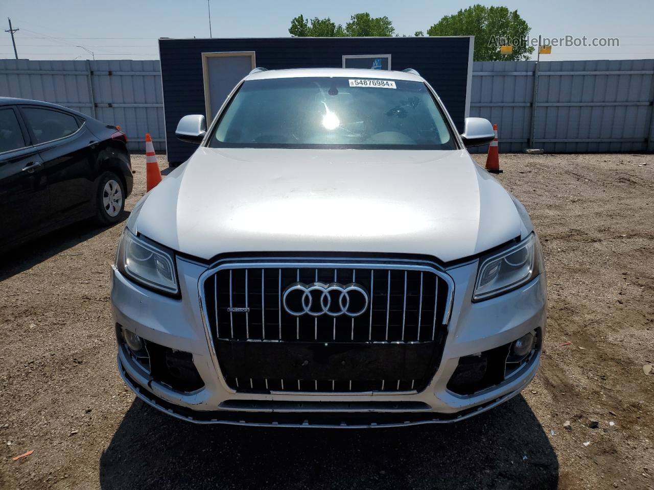 2014 Audi Q5 Premium Plus Silver vin: WA1LFAFP4EA110809