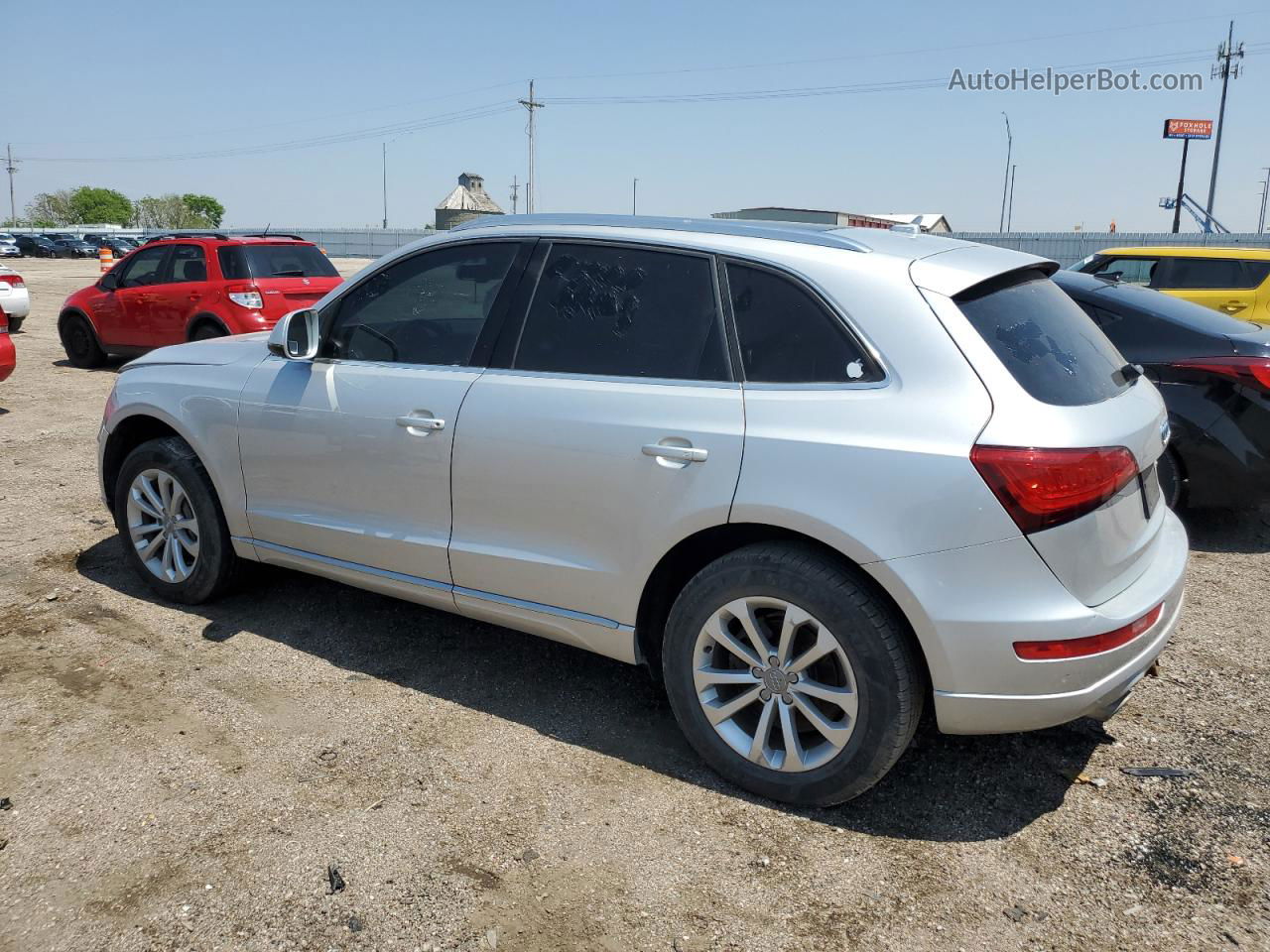 2014 Audi Q5 Premium Plus Silver vin: WA1LFAFP4EA110809