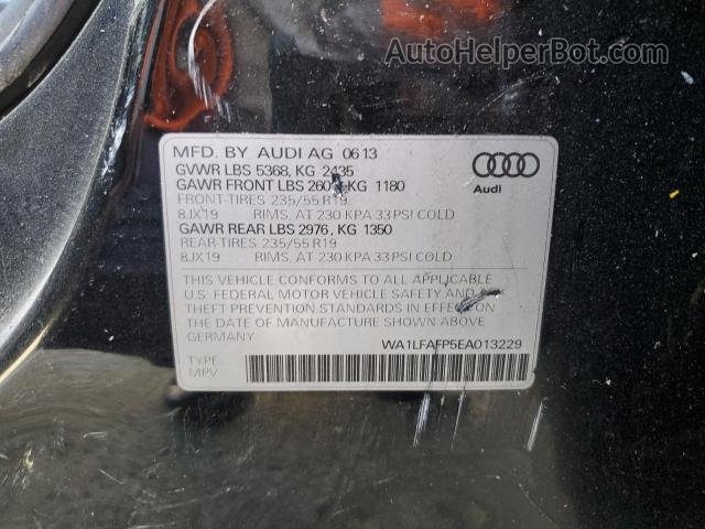 2014 Audi Q5 Premium Plus Black vin: WA1LFAFP5EA013229