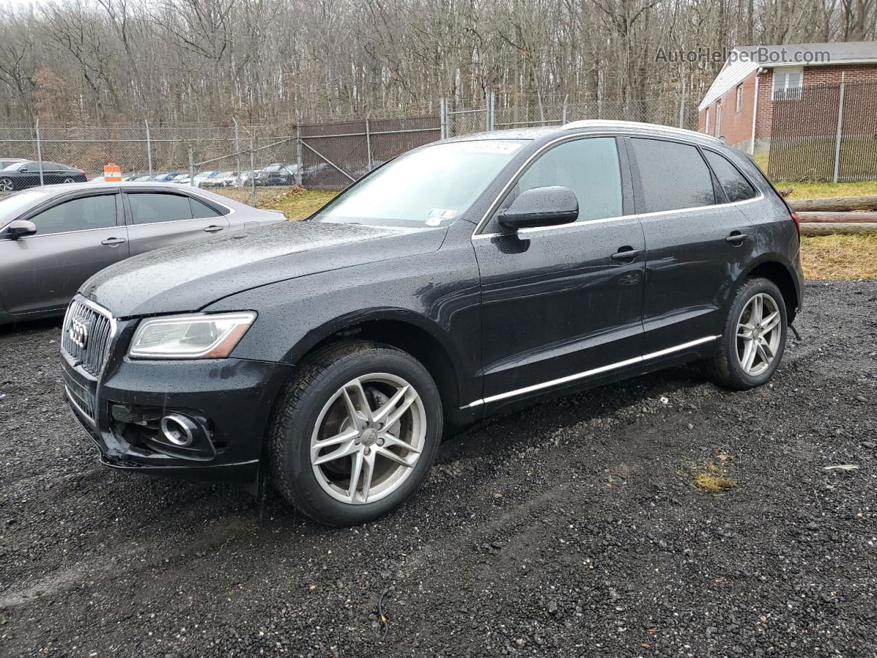 2014 Audi Q5 Premium Plus Black vin: WA1LFAFP5EA017202