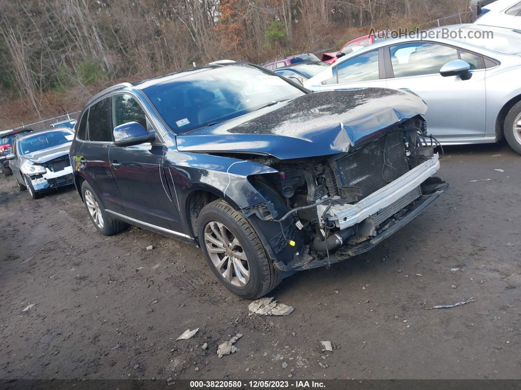 2014 Audi Q5 2.0t Premium Dark Blue vin: WA1LFAFP5EA018656