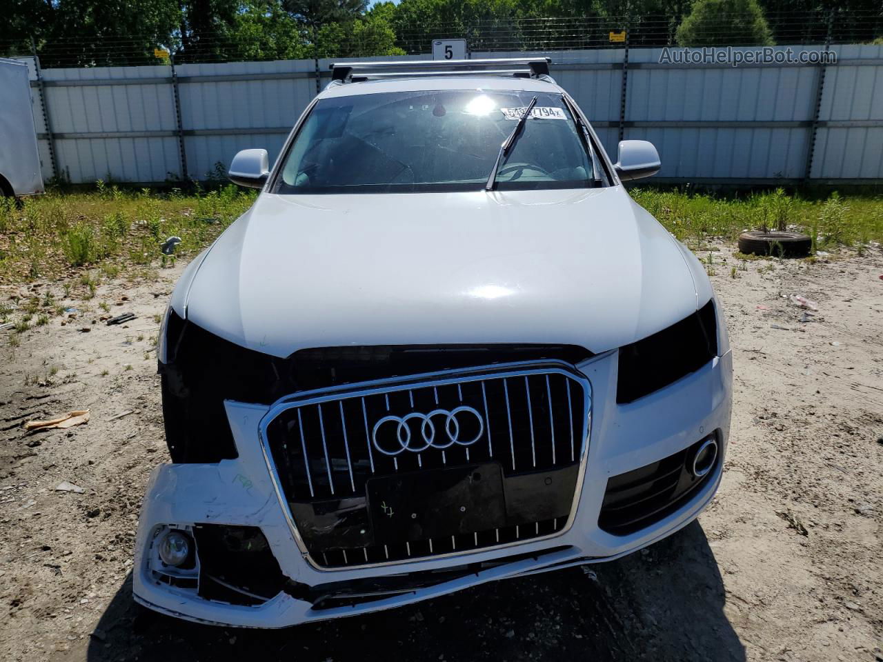 2014 Audi Q5 Premium Plus Белый vin: WA1LFAFP5EA018740