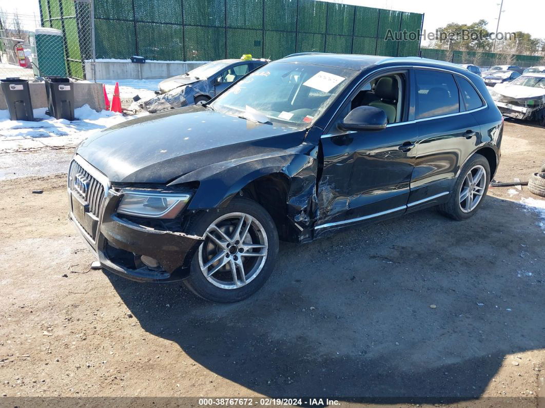 2014 Audi Q5 2.0t Premium Черный vin: WA1LFAFP5EA066075