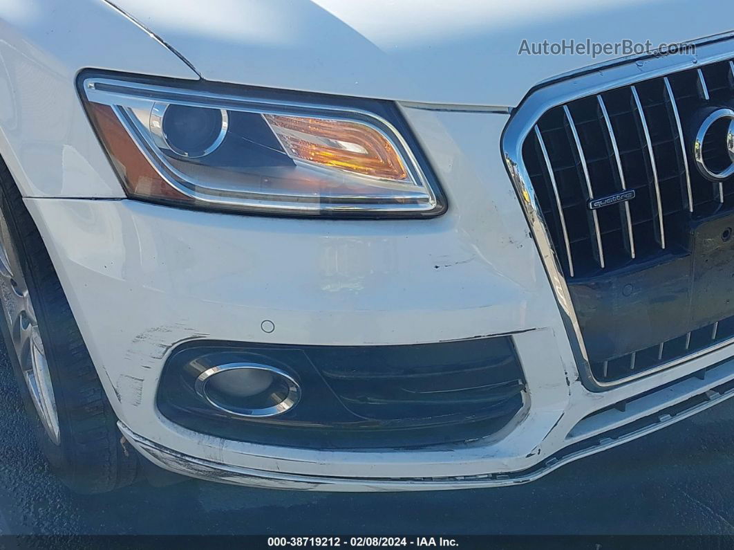 2014 Audi Q5 2.0t Premium White vin: WA1LFAFP5EA106705