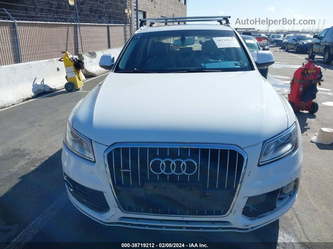 2014 Audi Q5 2.0t Premium White vin: WA1LFAFP5EA106705