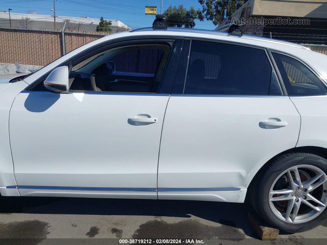 2014 Audi Q5 2.0t Premium White vin: WA1LFAFP5EA106705