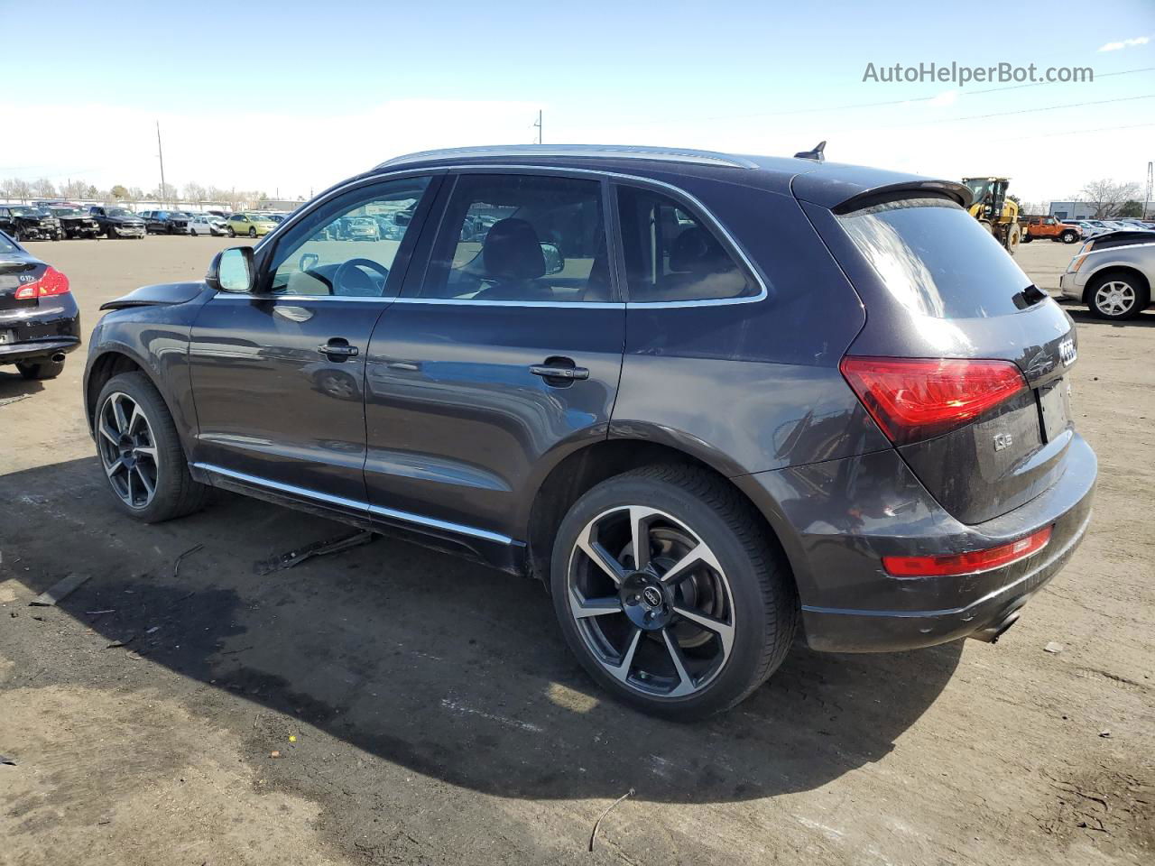 2014 Audi Q5 Premium Plus Gray vin: WA1LFAFP5EA109555