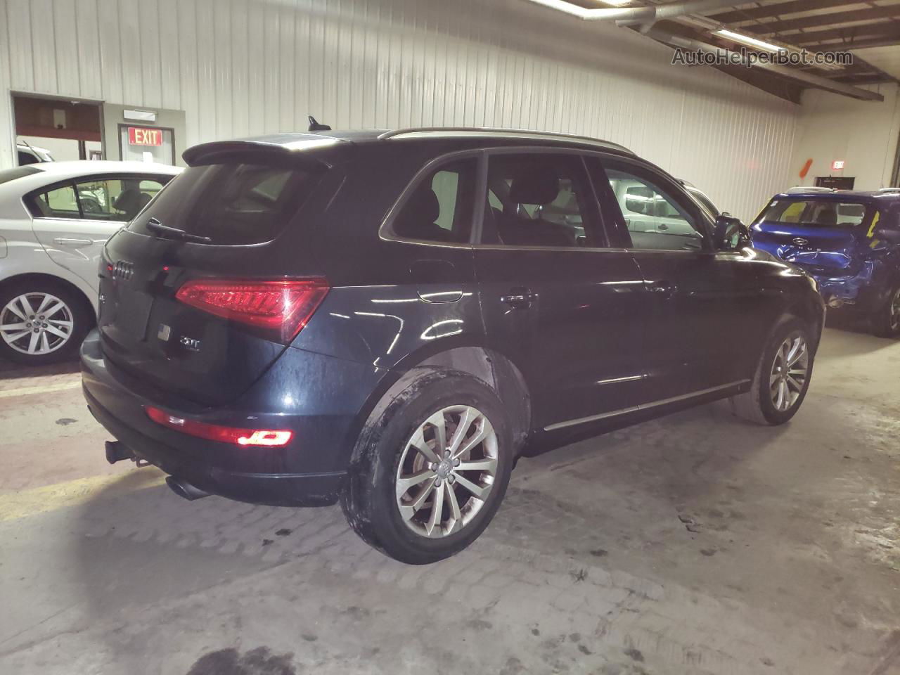 2014 Audi Q5 Premium Plus Blue vin: WA1LFAFP5EA114772