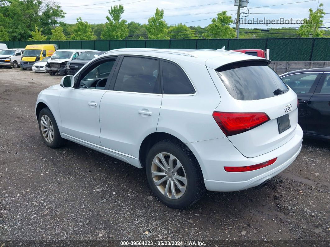 2014 Audi Q5 2.0t Premium White vin: WA1LFAFP6EA006015