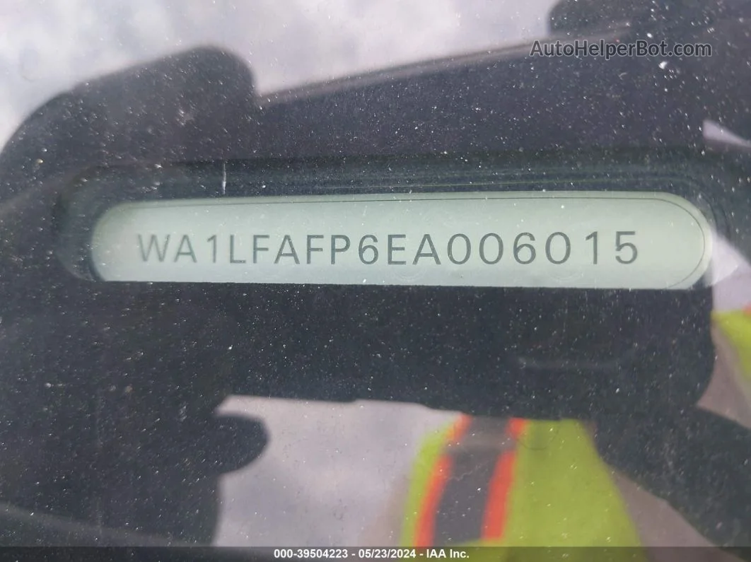 2014 Audi Q5 2.0t Premium White vin: WA1LFAFP6EA006015