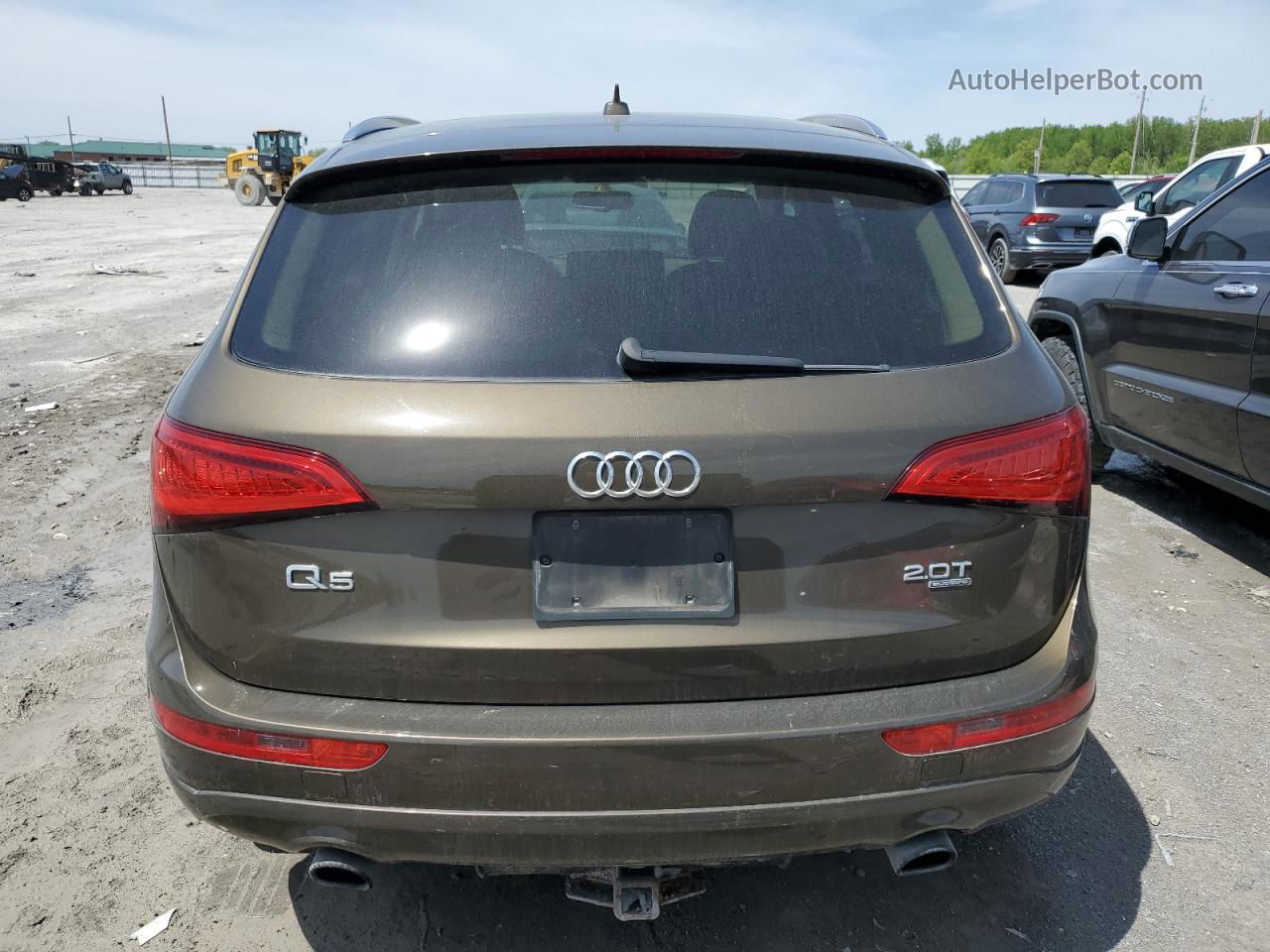 2014 Audi Q5 Premium Plus Tan vin: WA1LFAFP6EA022344