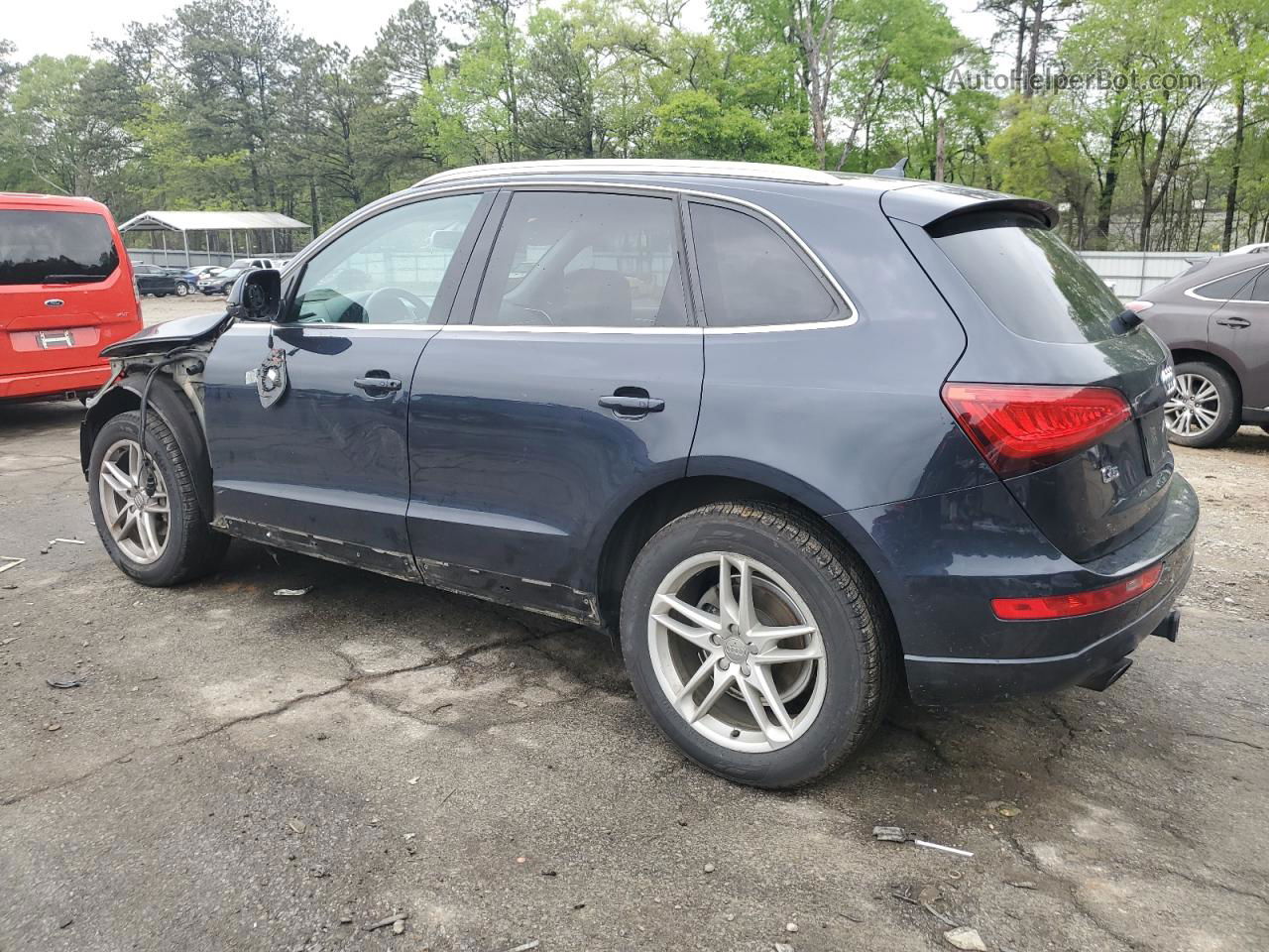 2014 Audi Q5 Premium Plus Синий vin: WA1LFAFP6EA038138