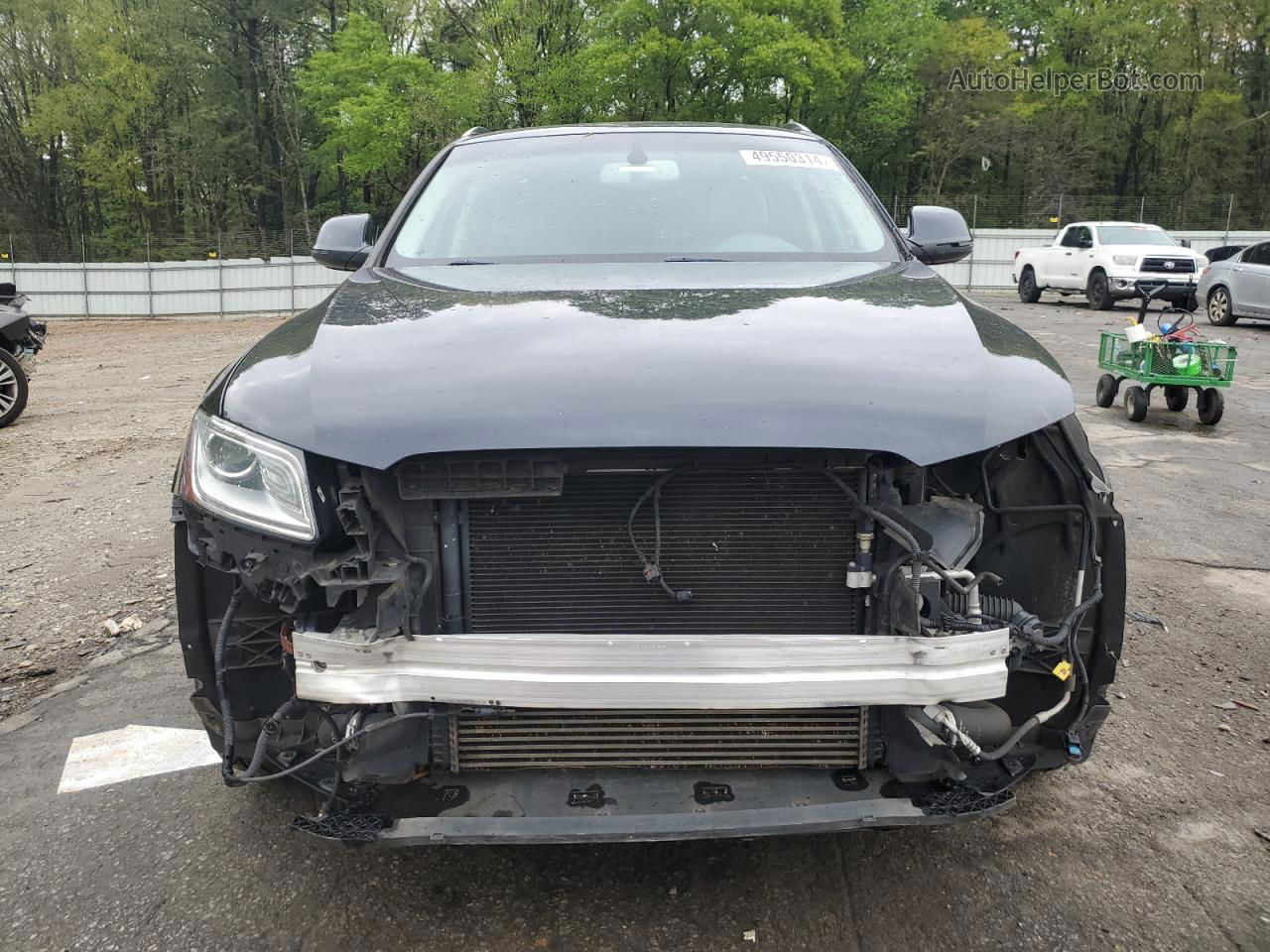 2014 Audi Q5 Premium Plus Blue vin: WA1LFAFP6EA038138