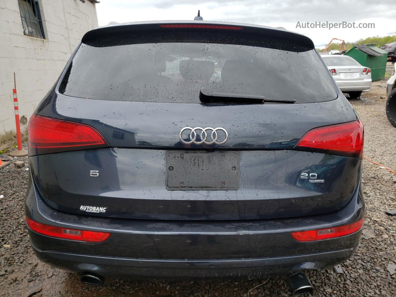 2014 Audi Q5 Premium Plus Синий vin: WA1LFAFP6EA038821