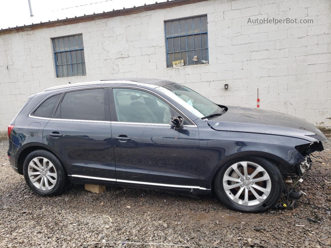 2014 Audi Q5 Premium Plus Синий vin: WA1LFAFP6EA038821
