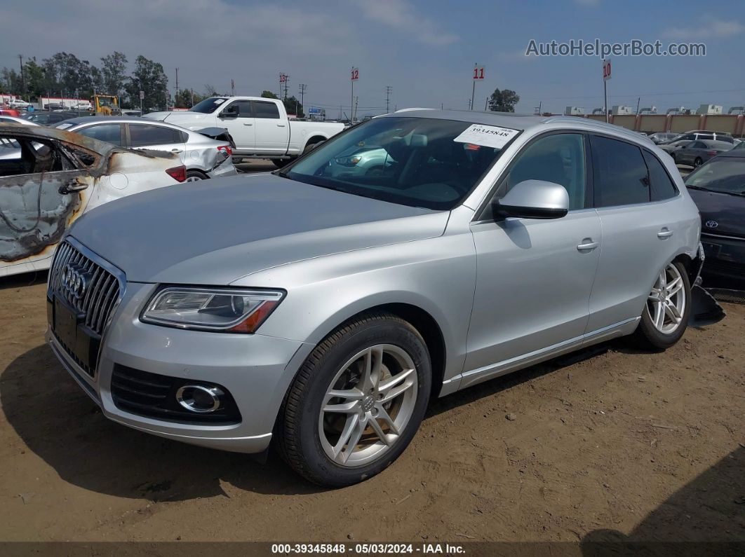 2014 Audi Q5 2.0t Premium Silver vin: WA1LFAFP6EA050127