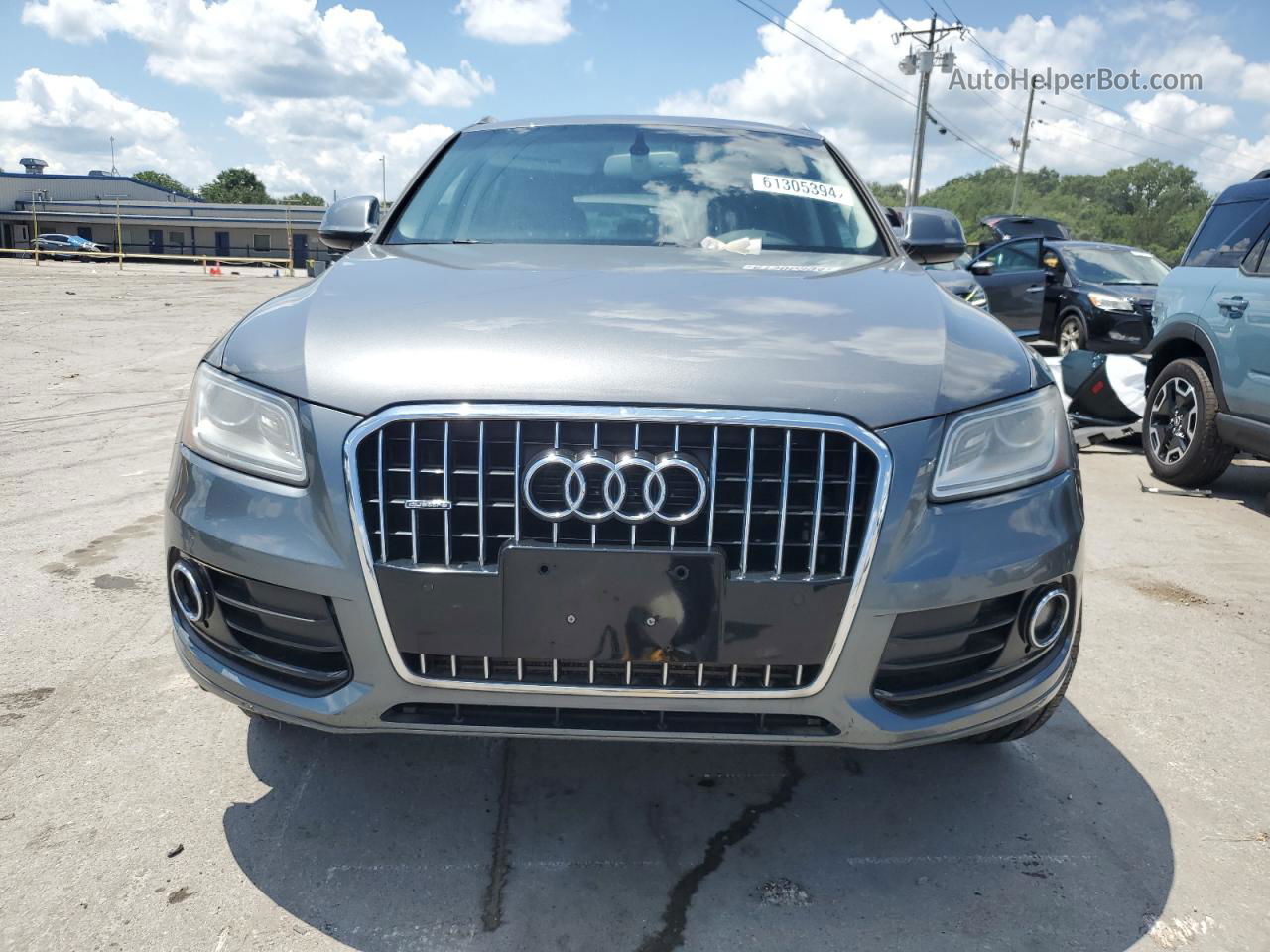 2014 Audi Q5 Premium Plus Gray vin: WA1LFAFP6EA065243