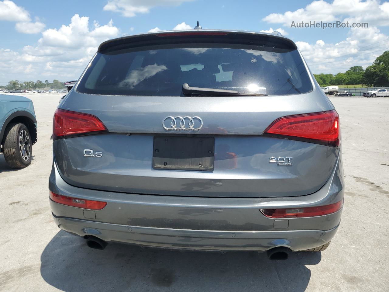 2014 Audi Q5 Premium Plus Gray vin: WA1LFAFP6EA065243