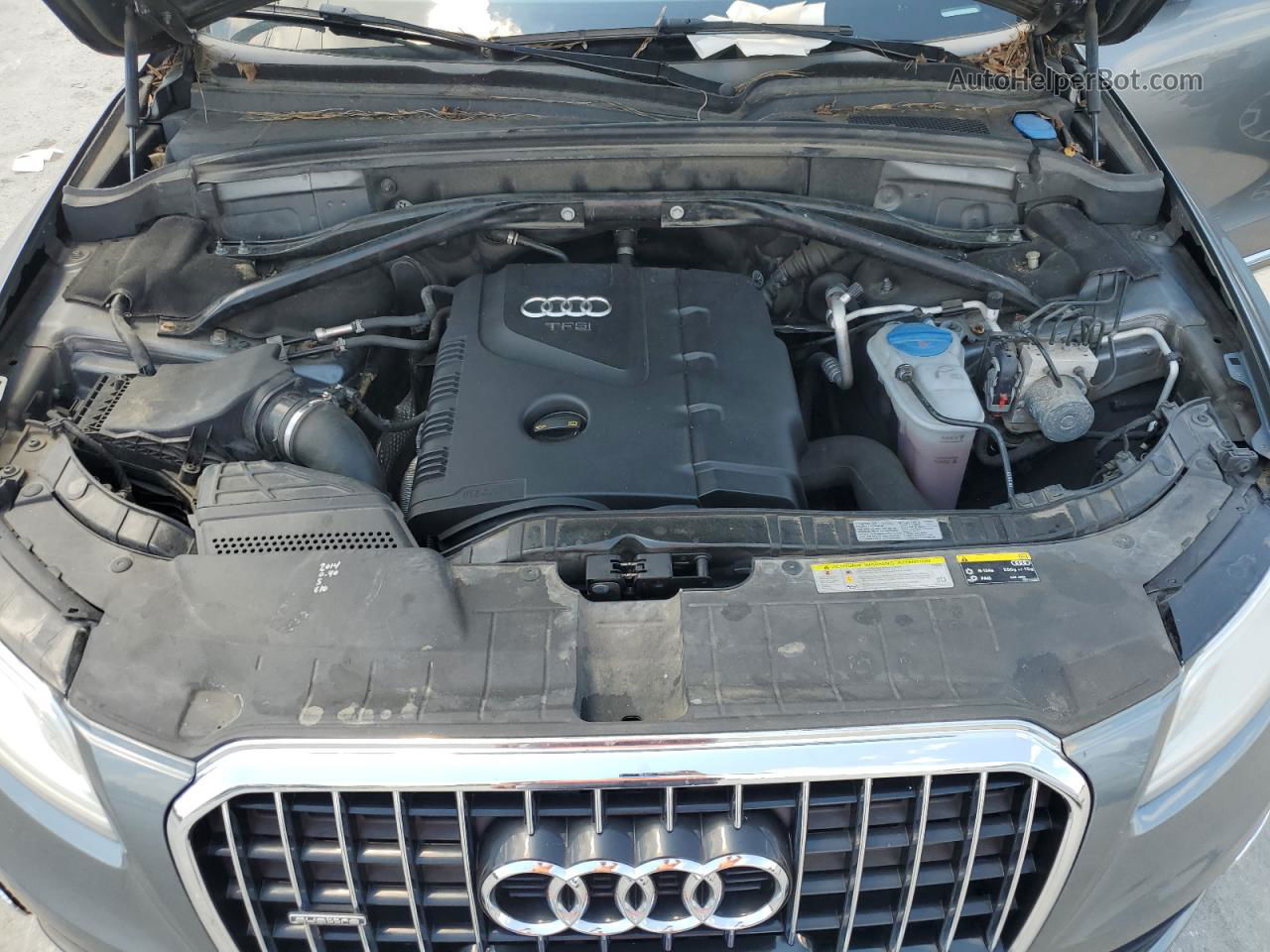 2014 Audi Q5 Premium Plus Gray vin: WA1LFAFP6EA065243