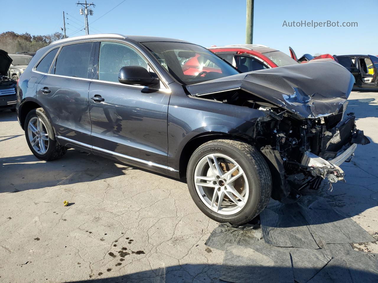 2014 Audi Q5 Premium Plus Black vin: WA1LFAFP6EA099201