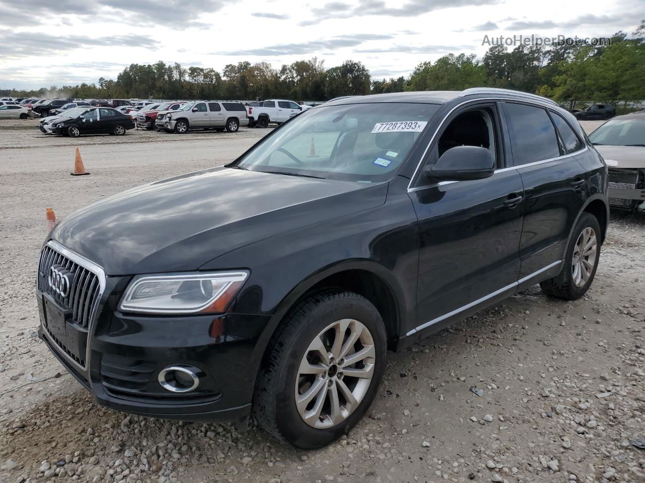 2014 Audi Q5 Premium Plus Черный vin: WA1LFAFP6EA104672