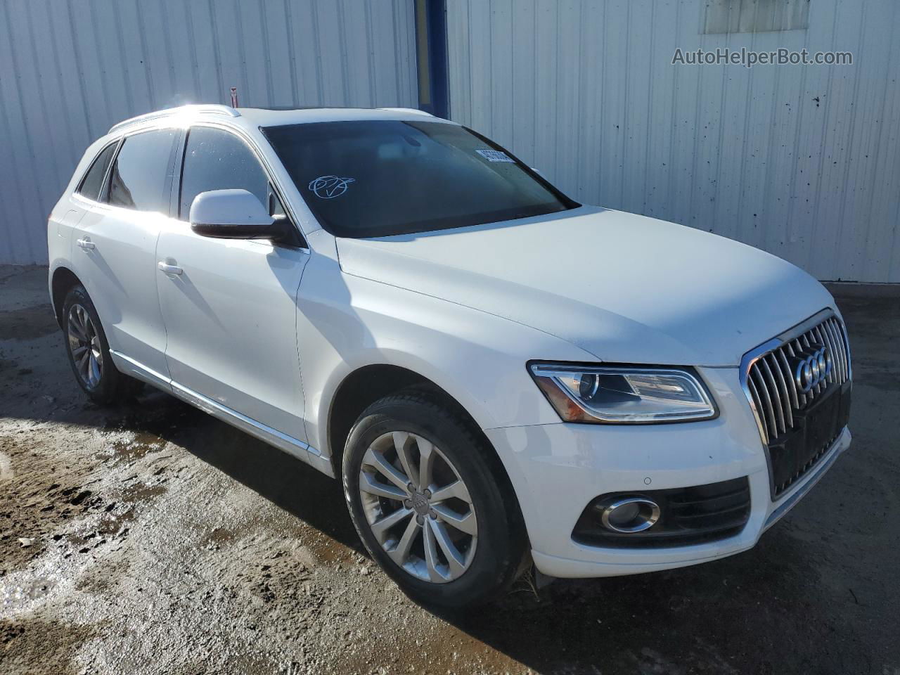 2014 Audi Q5 Premium Plus White vin: WA1LFAFP6EA105398