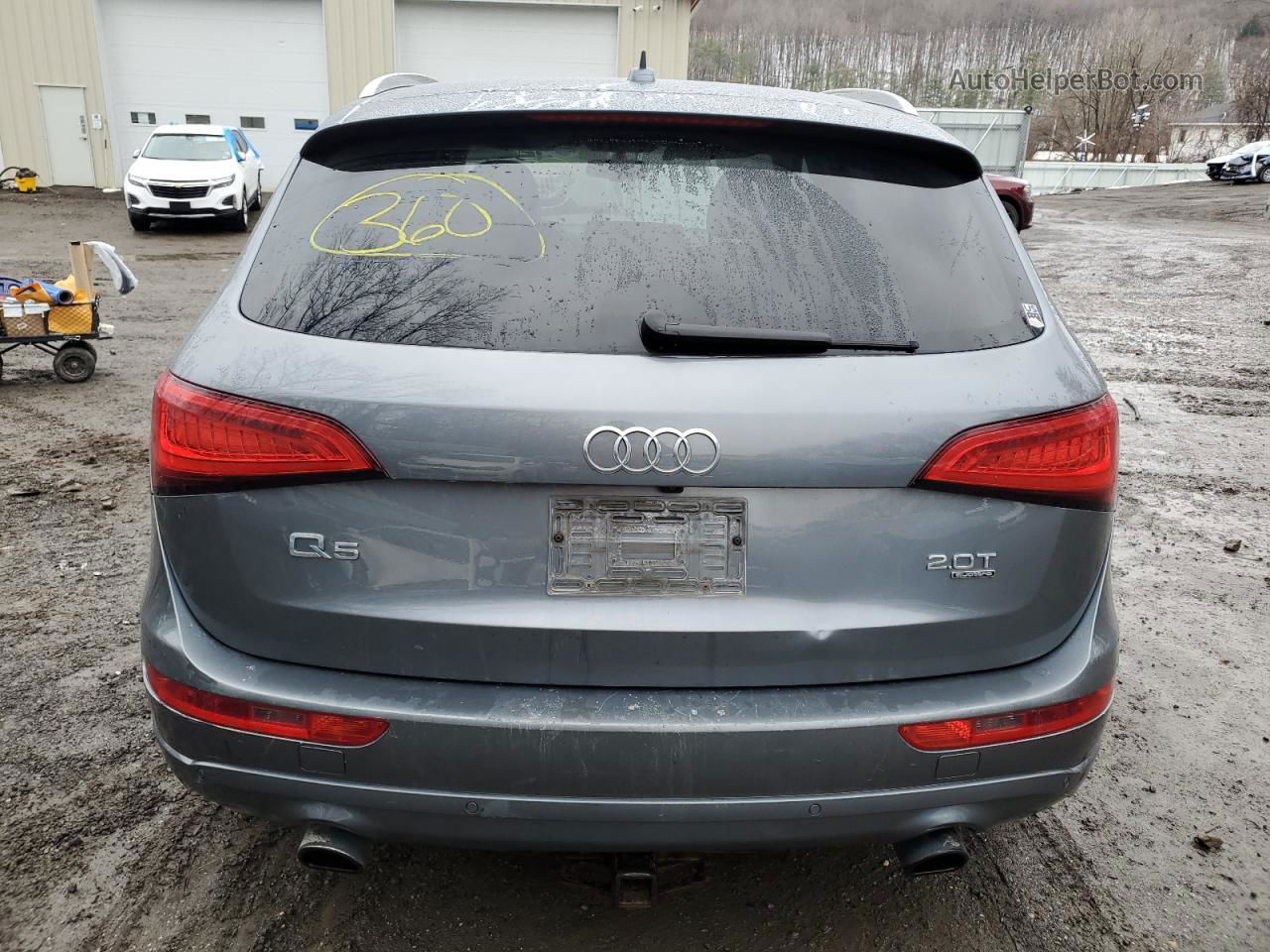 2014 Audi Q5 Premium Plus Gray vin: WA1LFAFP7EA016231