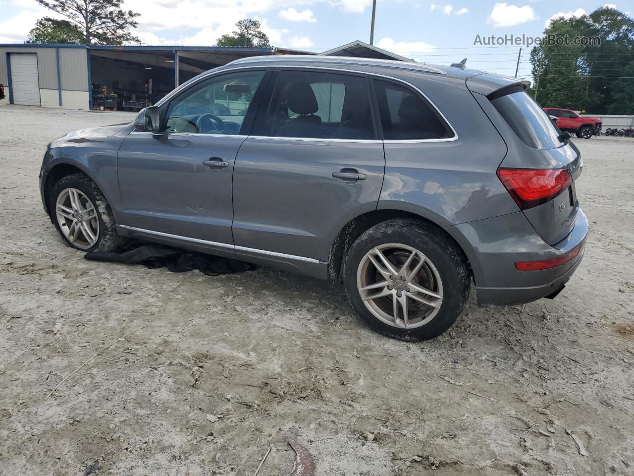 2014 Audi Q5 Premium Plus Gray vin: WA1LFAFP7EA037354