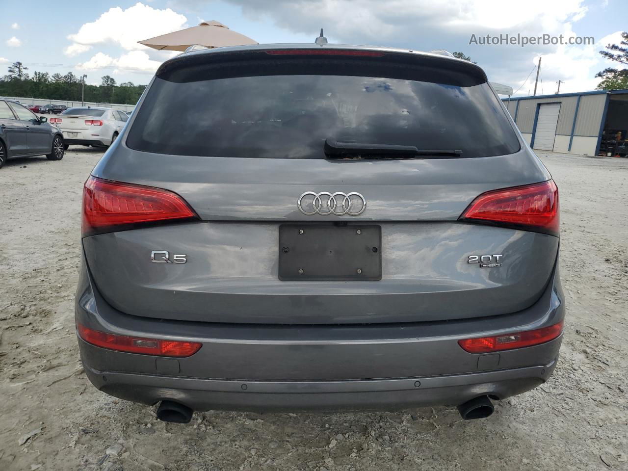 2014 Audi Q5 Premium Plus Gray vin: WA1LFAFP7EA037354