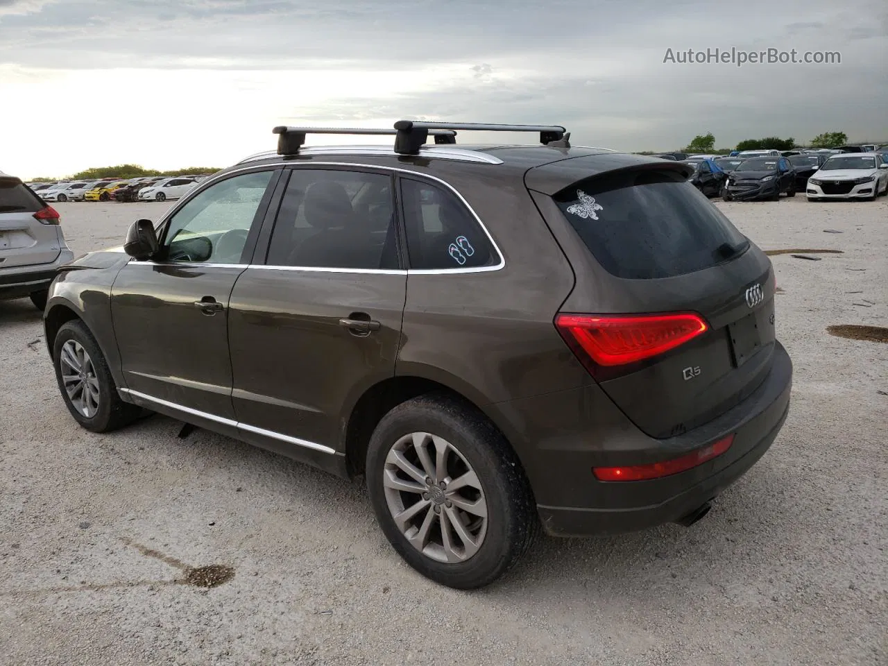 2014 Audi Q5 Premium Plus Brown vin: WA1LFAFP7EA055742