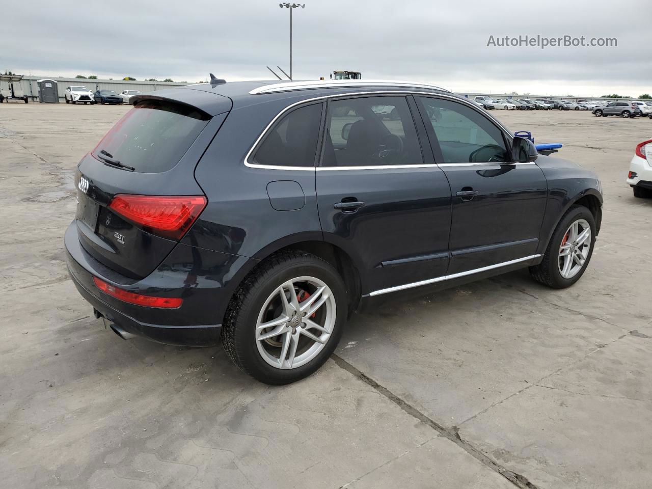 2014 Audi Q5 Premium Plus Blue vin: WA1LFAFP7EA055840