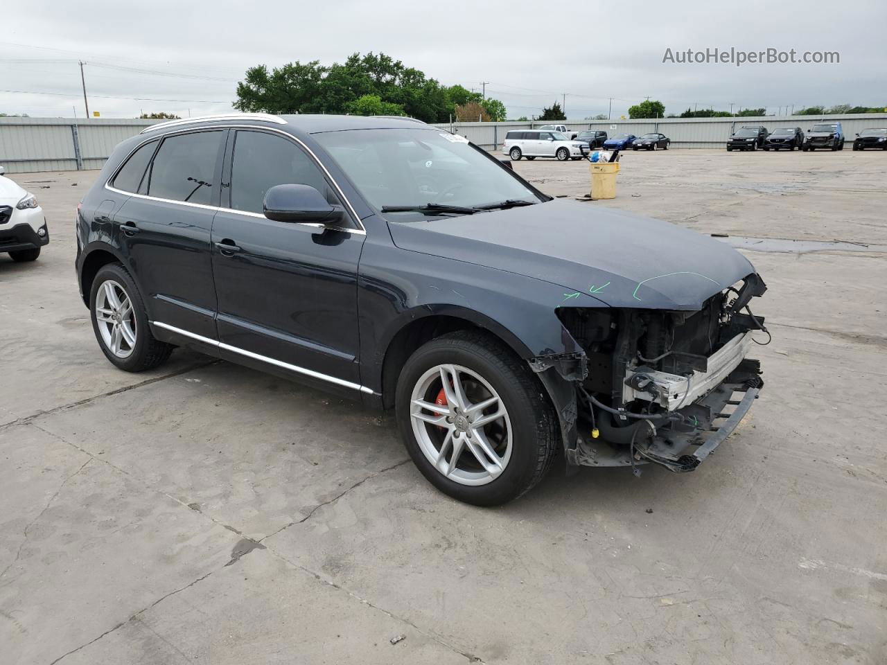 2014 Audi Q5 Premium Plus Синий vin: WA1LFAFP7EA055840