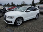 2014 Audi Q5 Premium Plus White vin: WA1LFAFP7EA069690