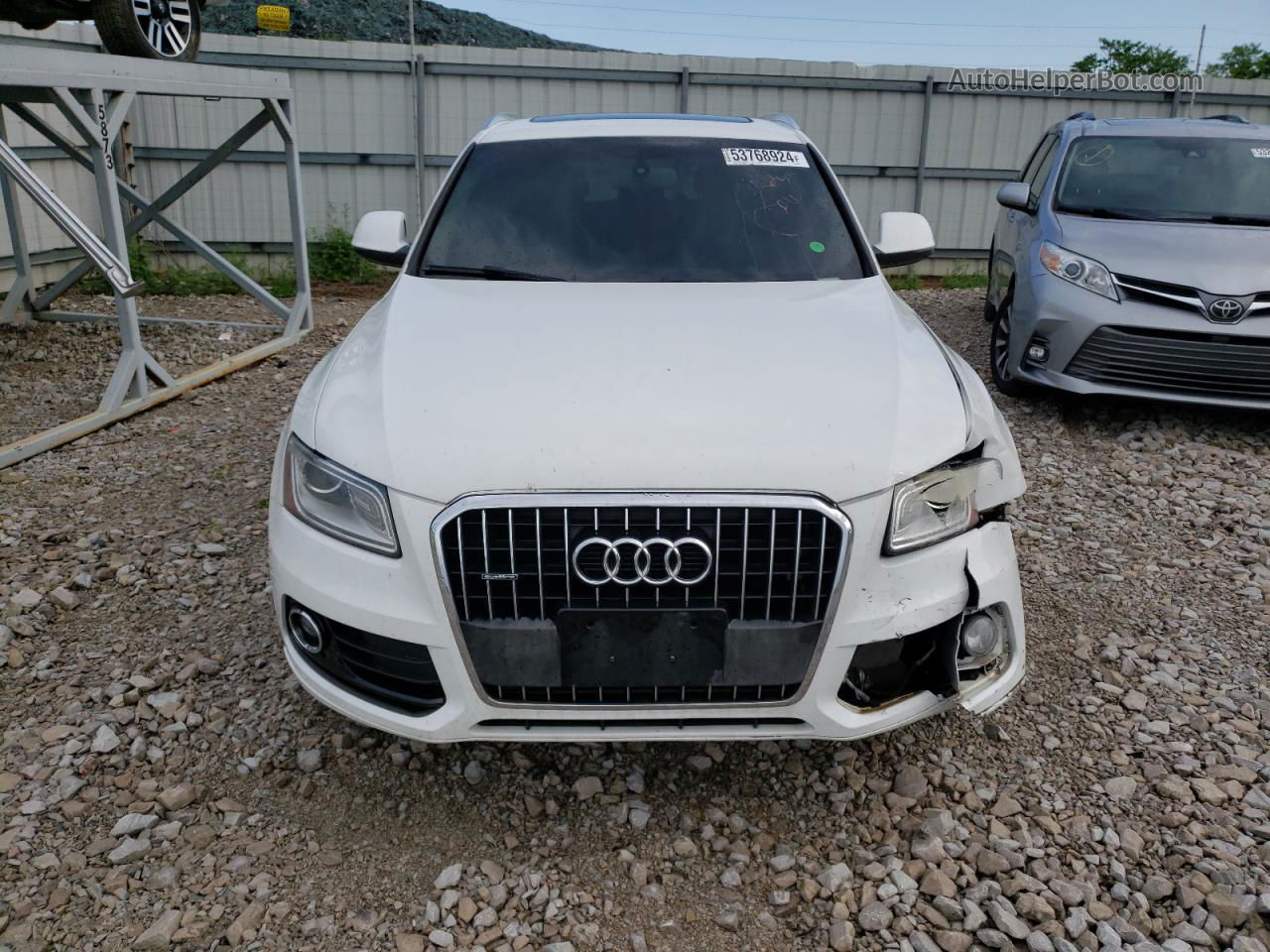 2014 Audi Q5 Premium Plus White vin: WA1LFAFP7EA075652