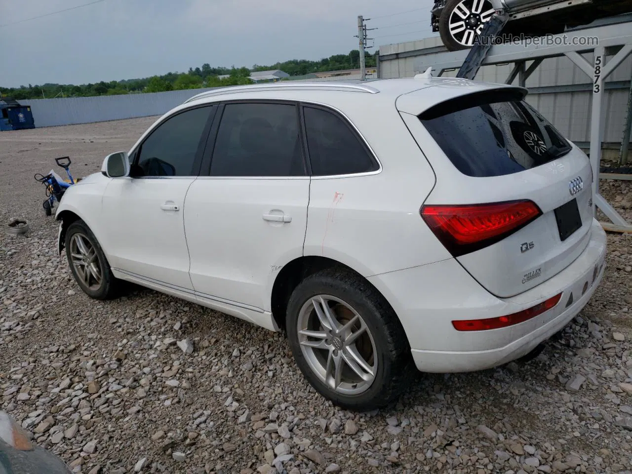 2014 Audi Q5 Premium Plus Белый vin: WA1LFAFP7EA075652