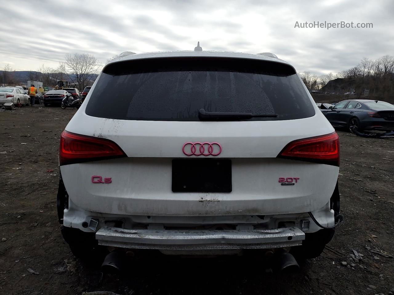 2014 Audi Q5 Premium Plus Белый vin: WA1LFAFP7EA082147