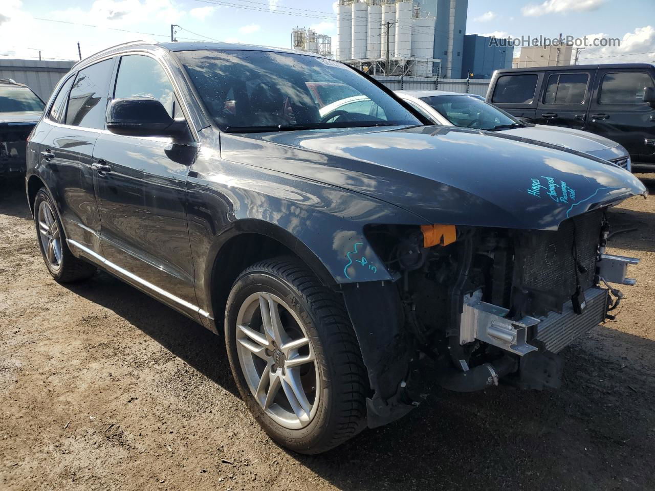 2014 Audi Q5 Premium Plus Черный vin: WA1LFAFP7EA097229